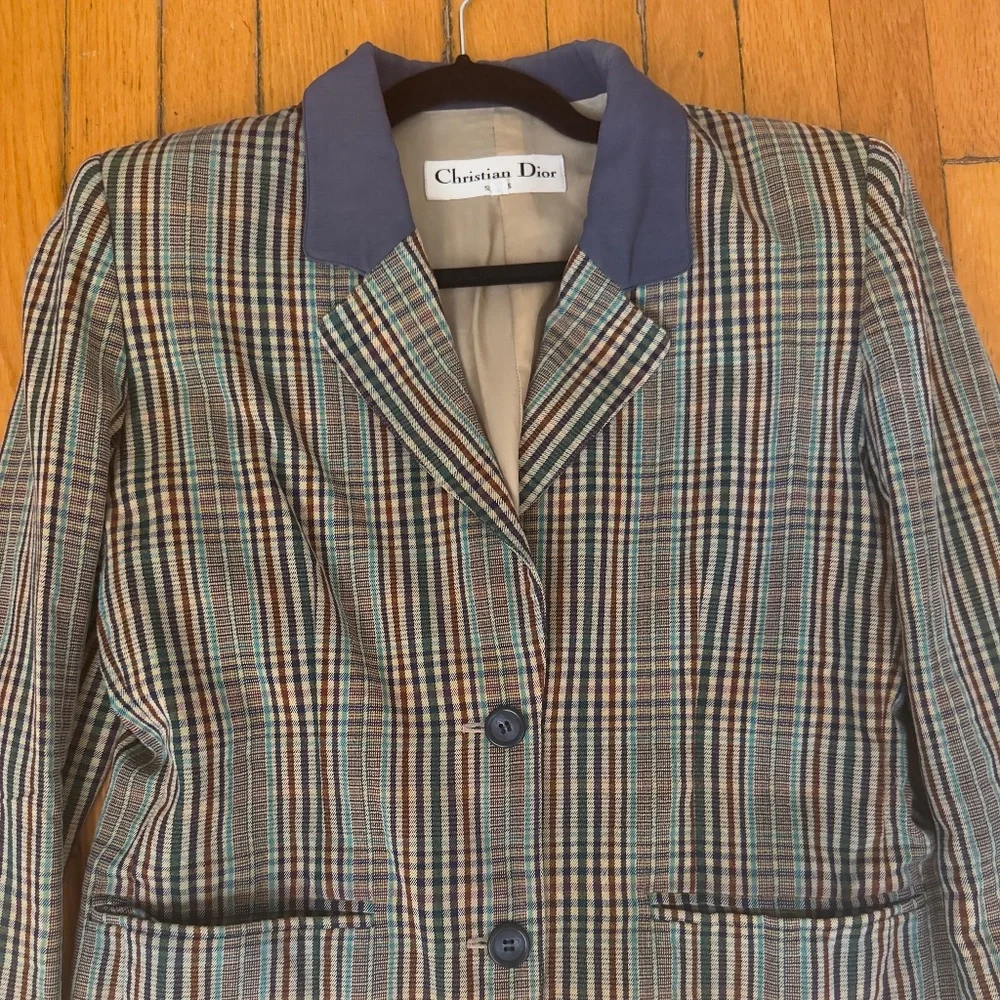 Plaid Vintage Christian Dior Sports Blazer from Japan *Barely Worn Size Medium